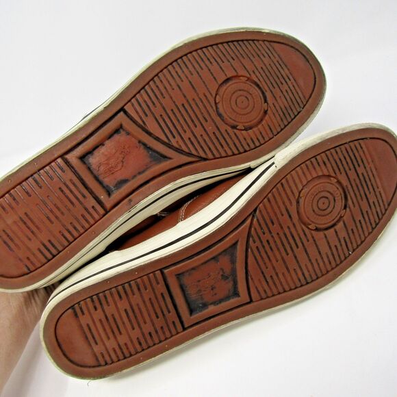 Polo Ralph Lauren Vaughn Leather Boat Shoes Men\'s Size 12 Brown 12D Loafers main image 8